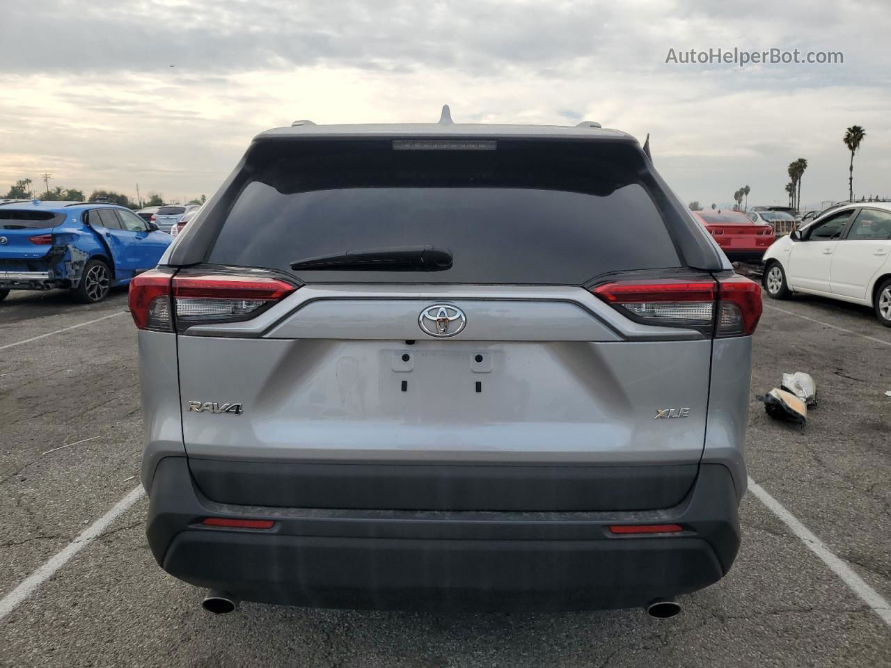 2019 Toyota Rav4 Xle Silver vin: 2T3W1RFV3KW016674