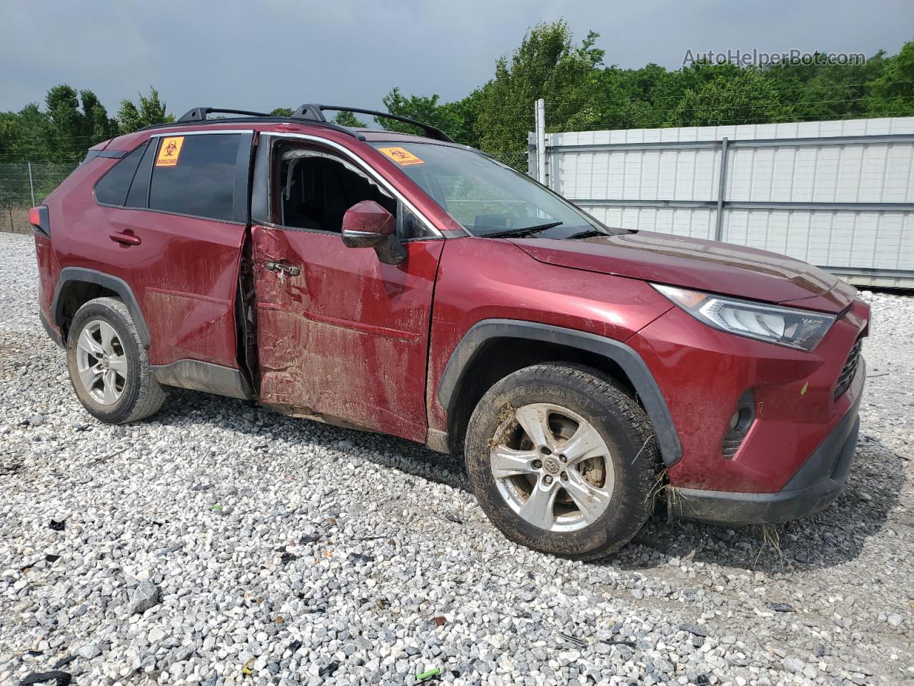 2020 Toyota Rav4 Xle Maroon vin: 2T3W1RFV3LW090999