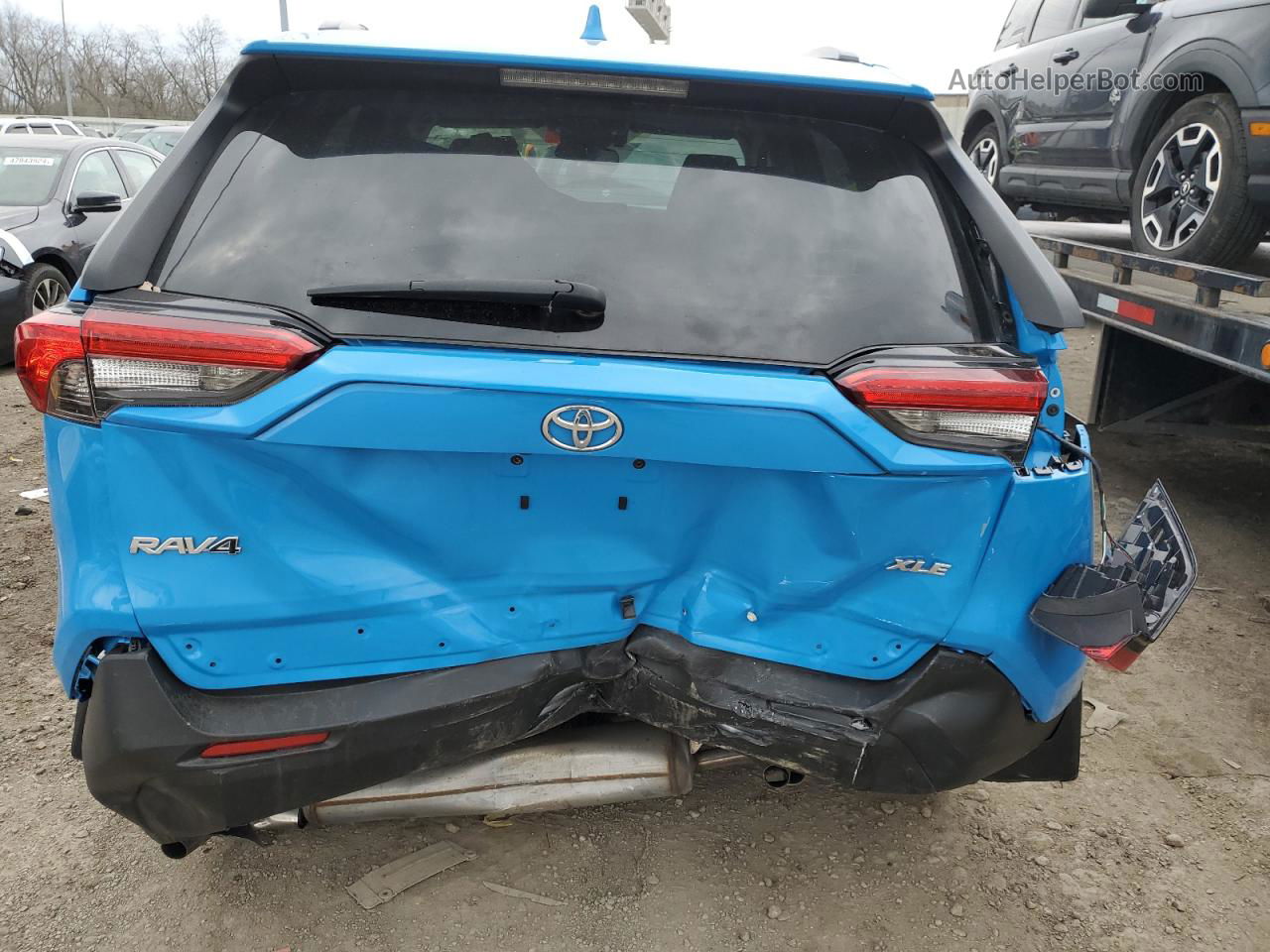 2021 Toyota Rav4 Xle Синий vin: 2T3W1RFV3MW158316