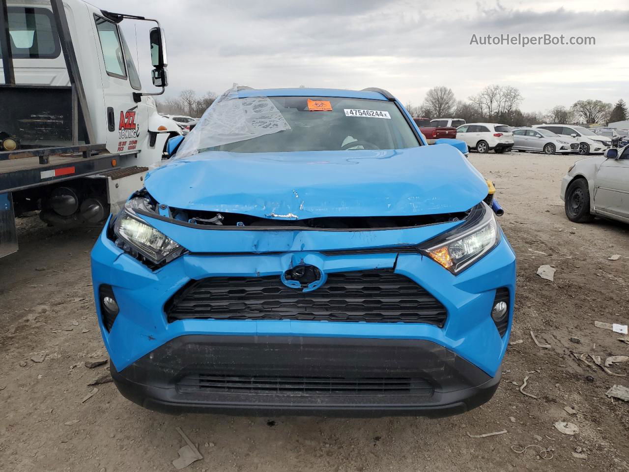 2021 Toyota Rav4 Xle Синий vin: 2T3W1RFV3MW158316