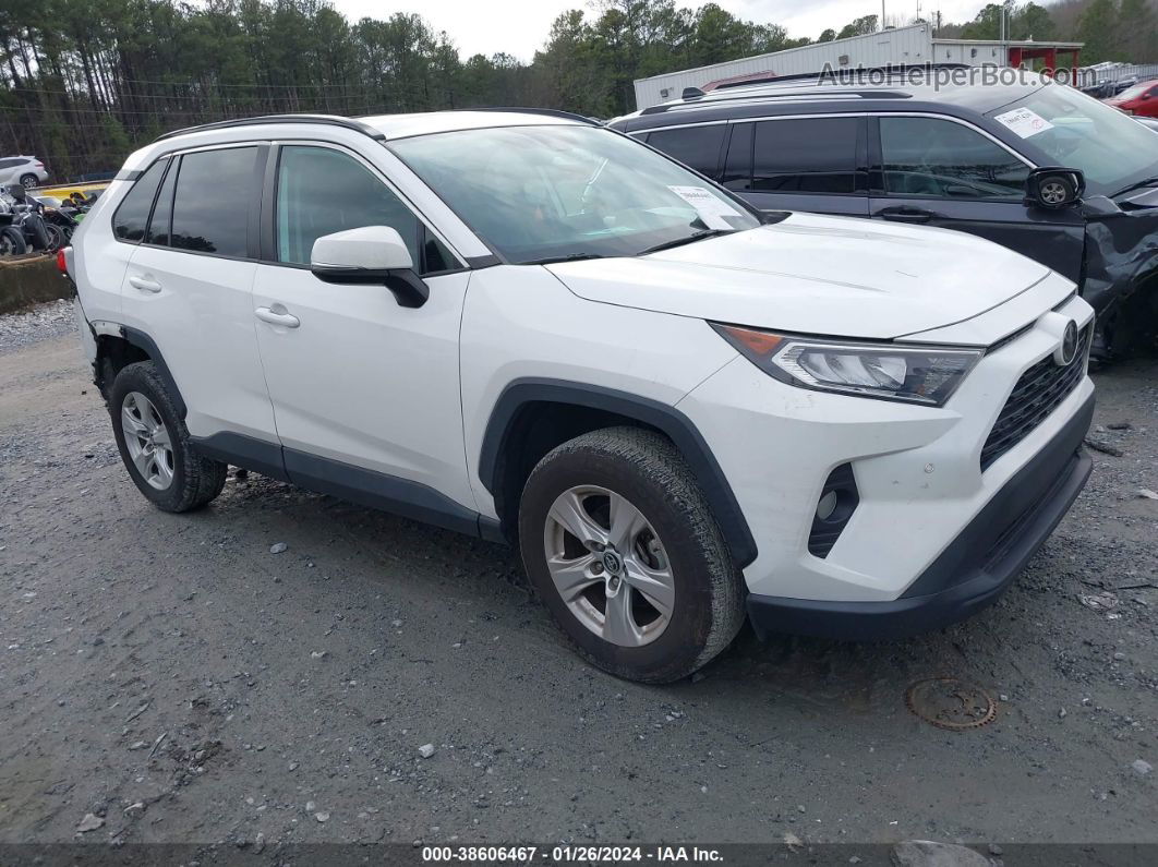 2019 Toyota Rav4 Xle White vin: 2T3W1RFV4KC003384