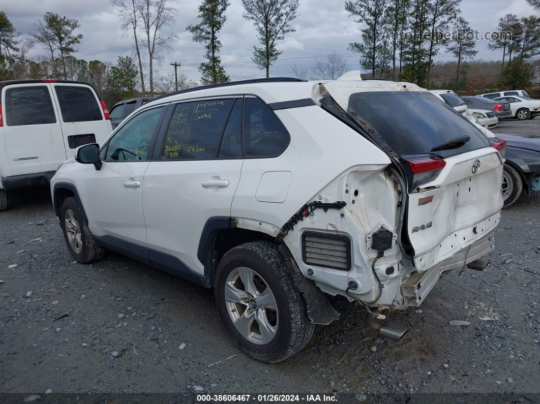 2019 Toyota Rav4 Xle White vin: 2T3W1RFV4KC003384