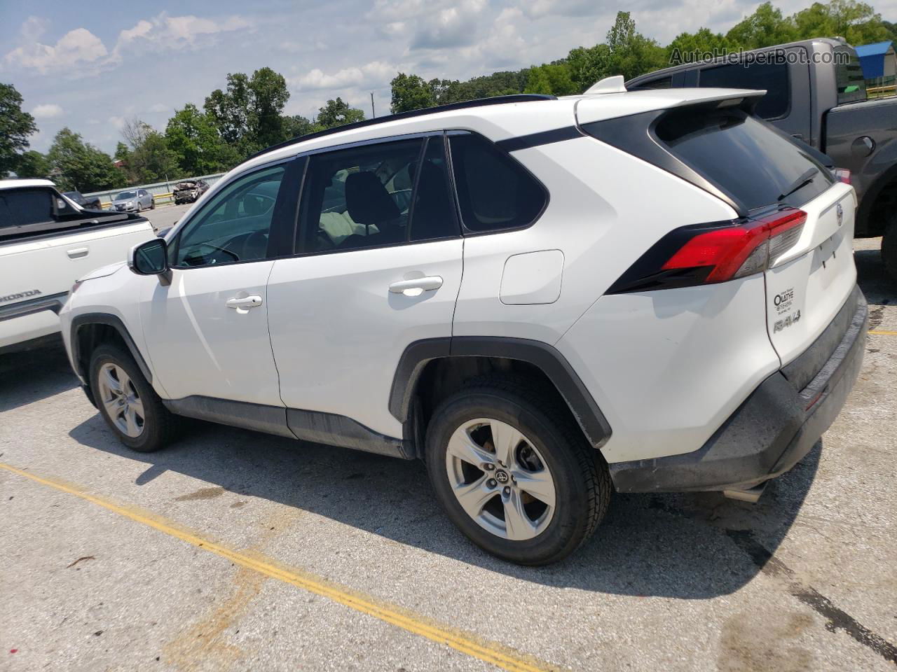 2019 Toyota Rav4 Xle White vin: 2T3W1RFV4KC004874