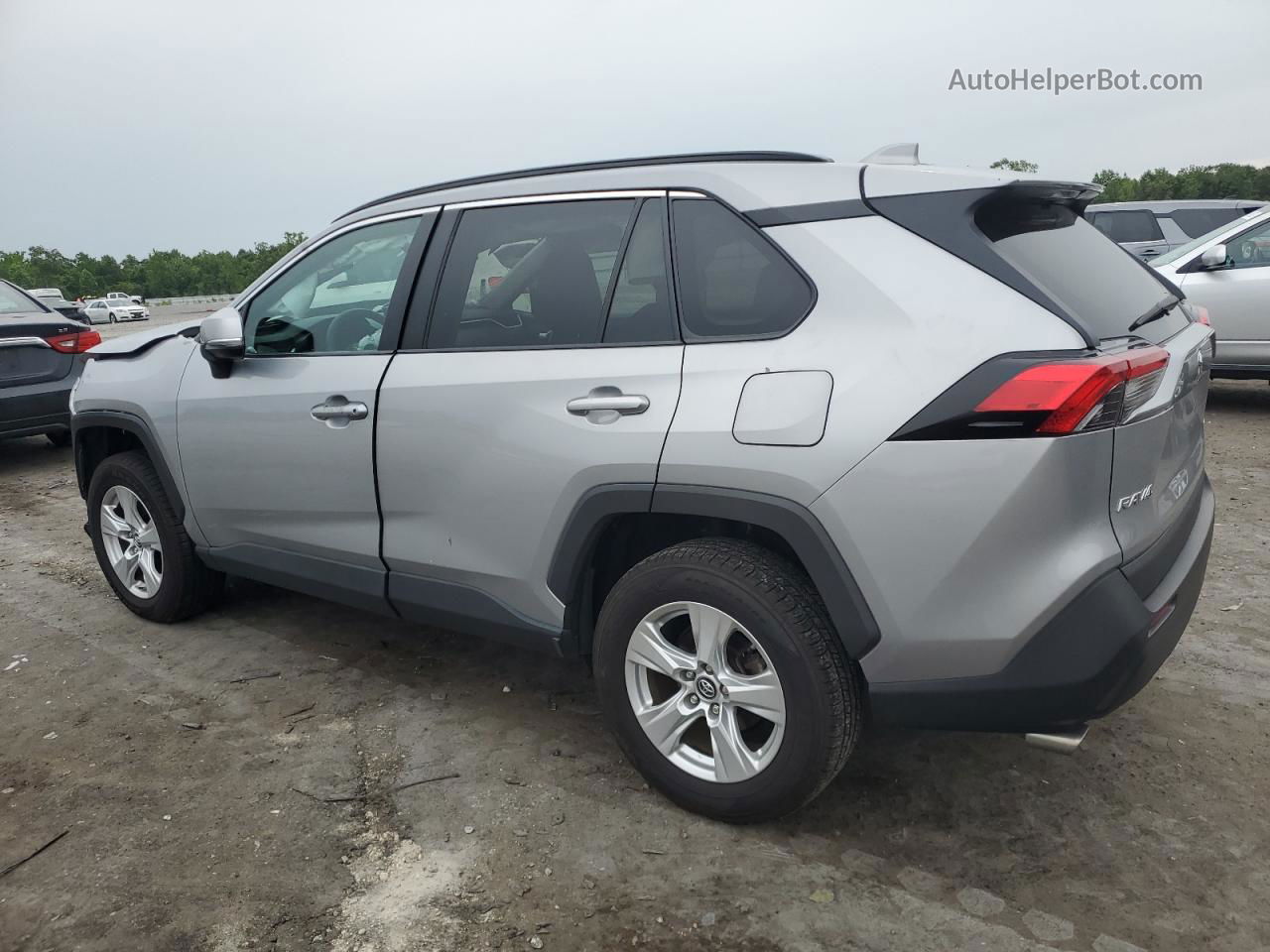 2019 Toyota Rav4 Xle Silver vin: 2T3W1RFV4KW012424