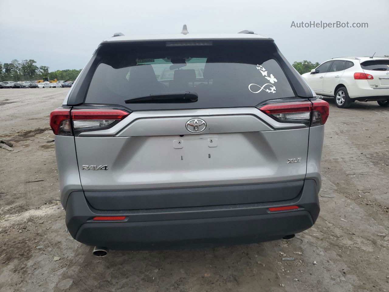 2019 Toyota Rav4 Xle Silver vin: 2T3W1RFV4KW012424