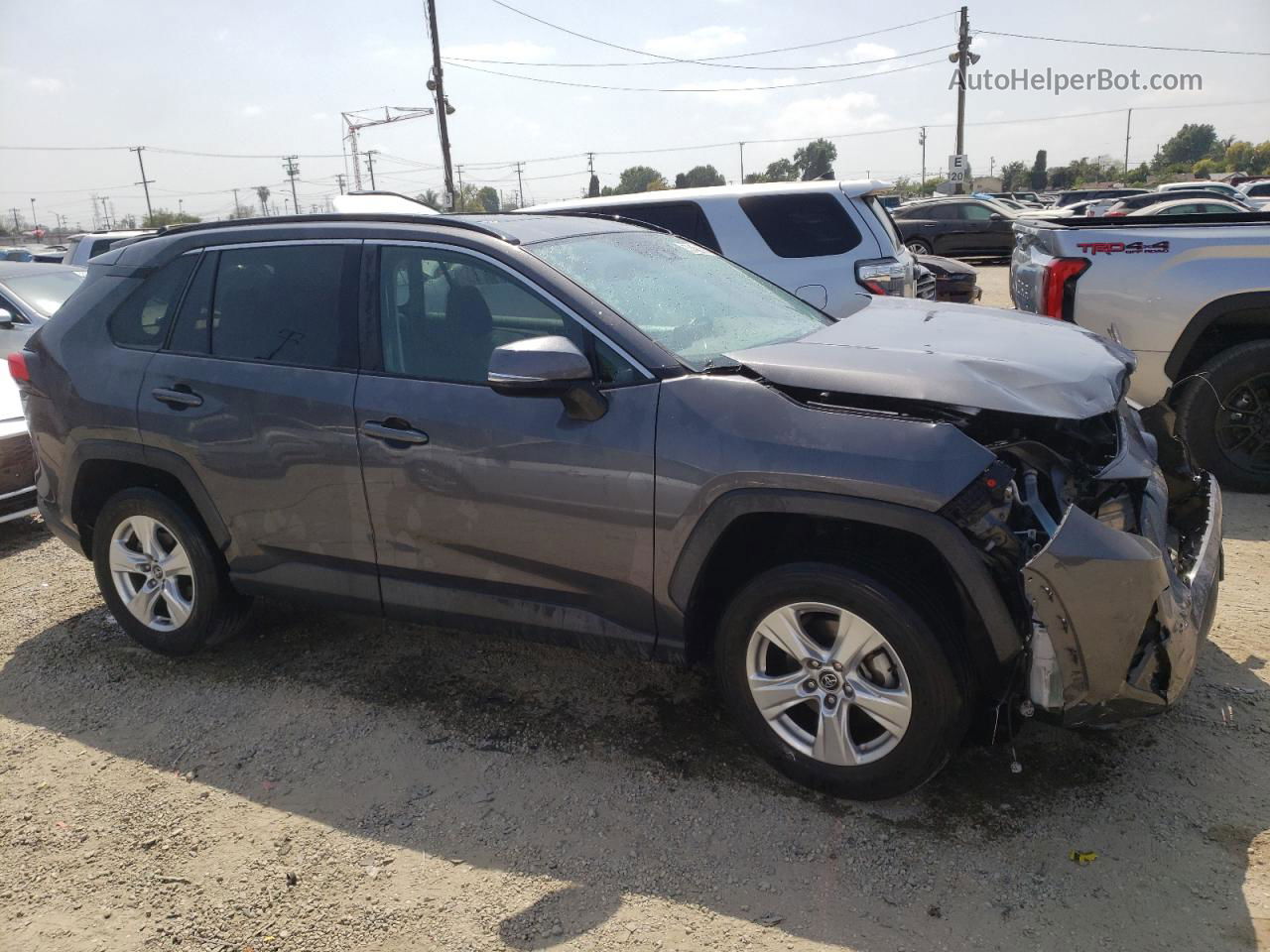 2020 Toyota Rav4 Xle Серый vin: 2T3W1RFV4LW087545