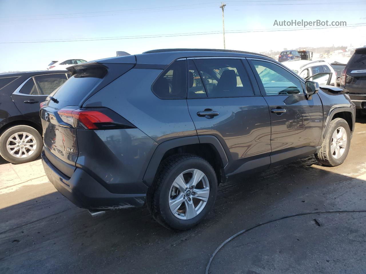 2021 Toyota Rav4 Xle Gray vin: 2T3W1RFV4MC097253