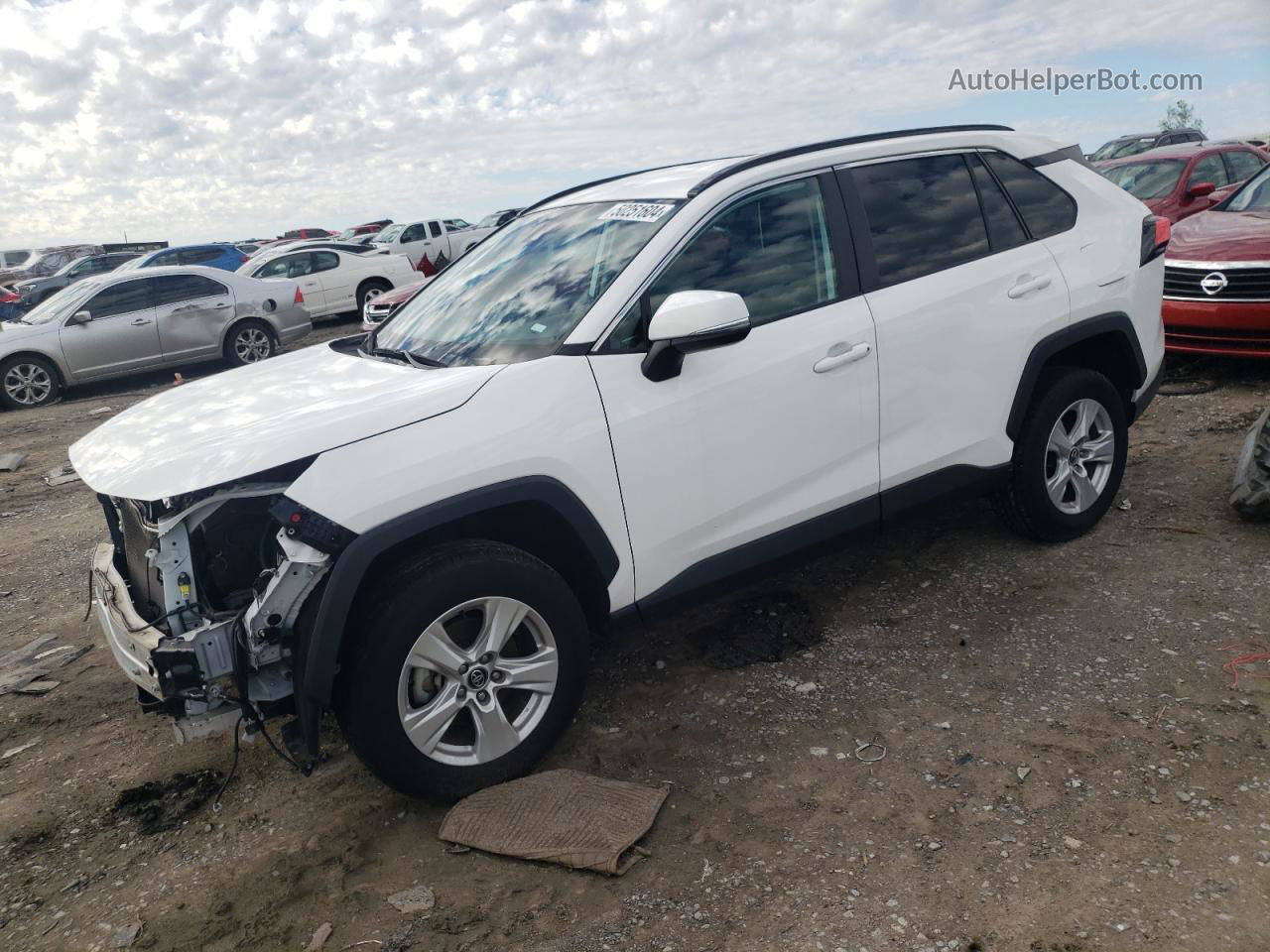 2021 Toyota Rav4 Xle White vin: 2T3W1RFV4MW116320