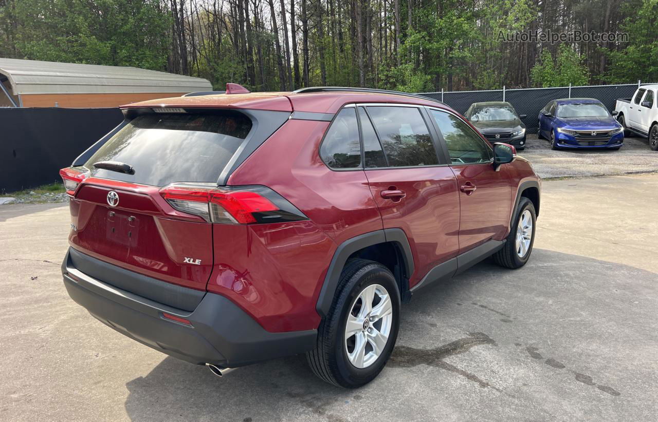 2021 Toyota Rav4 Xle Burgundy vin: 2T3W1RFV4MW134333