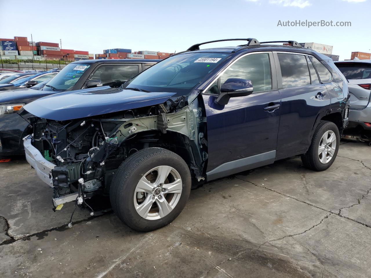 2021 Toyota Rav4 Xle Blue vin: 2T3W1RFV4MW134431