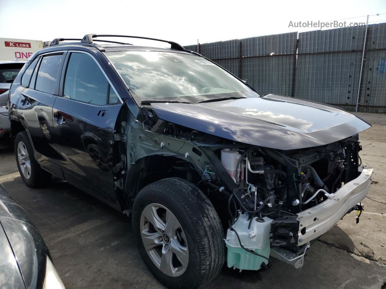 2021 Toyota Rav4 Xle Синий vin: 2T3W1RFV4MW134431