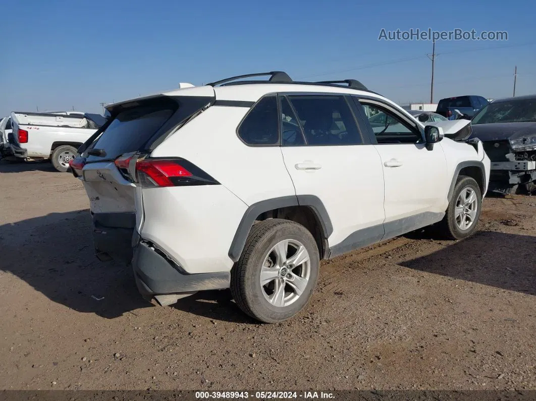 2019 Toyota Rav4 Xle White vin: 2T3W1RFV5KW031791