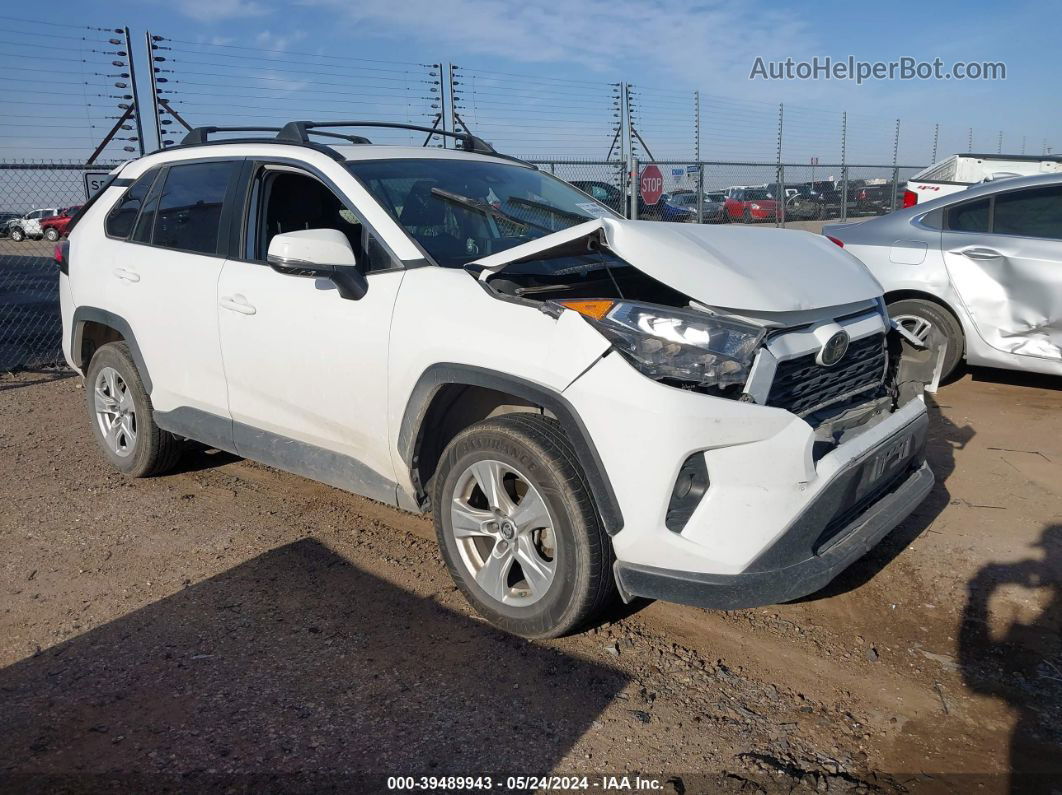 2019 Toyota Rav4 Xle White vin: 2T3W1RFV5KW031791