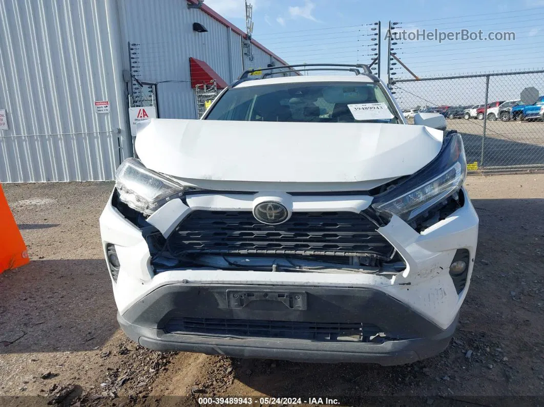 2019 Toyota Rav4 Xle White vin: 2T3W1RFV5KW031791