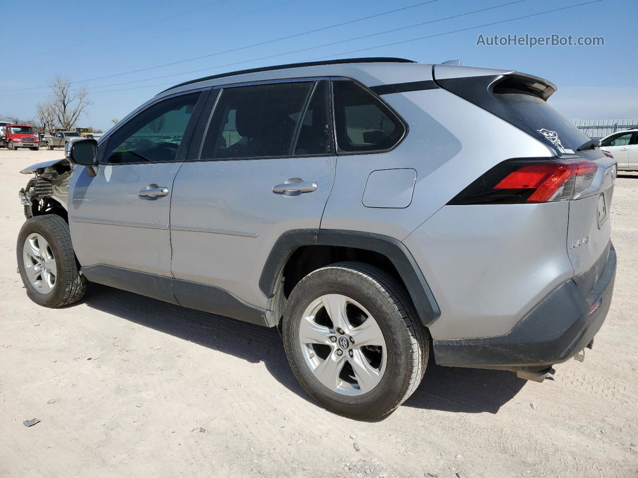 2019 Toyota Rav4 Xle Silver vin: 2T3W1RFV5KW047845