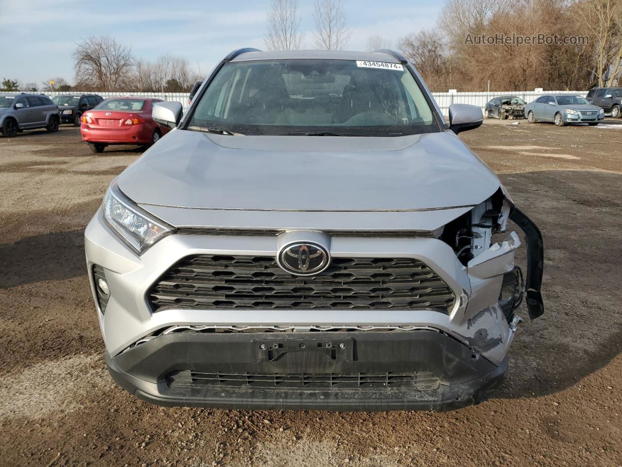 2020 Toyota Rav4 Xle Silver vin: 2T3W1RFV5LW063206