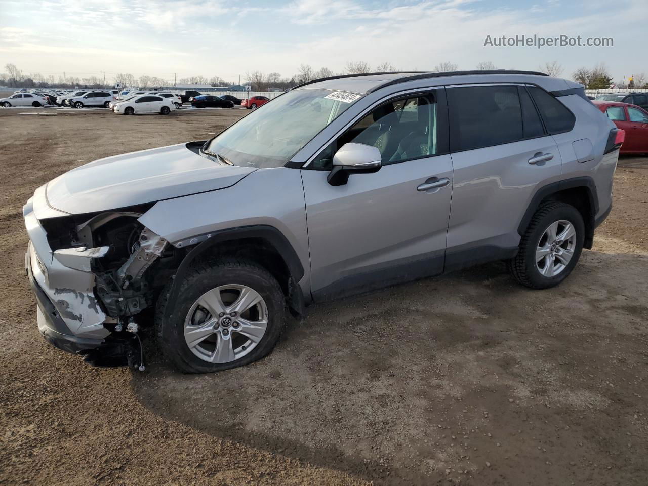 2020 Toyota Rav4 Xle Silver vin: 2T3W1RFV5LW063206