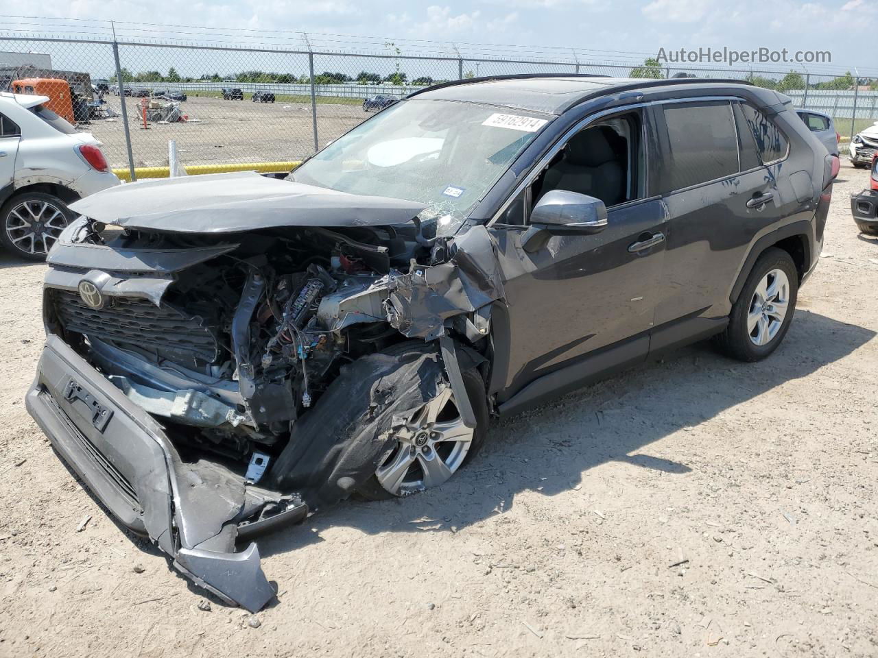 2020 Toyota Rav4 Xle Gray vin: 2T3W1RFV5LW072035