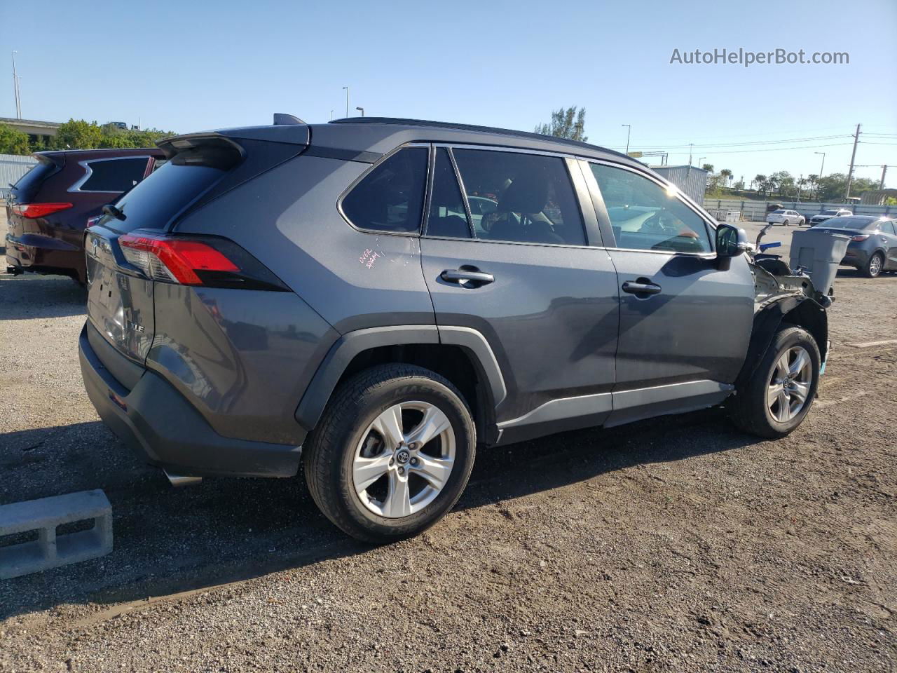 2021 Toyota Rav4 Xle Gray vin: 2T3W1RFV5MW112597