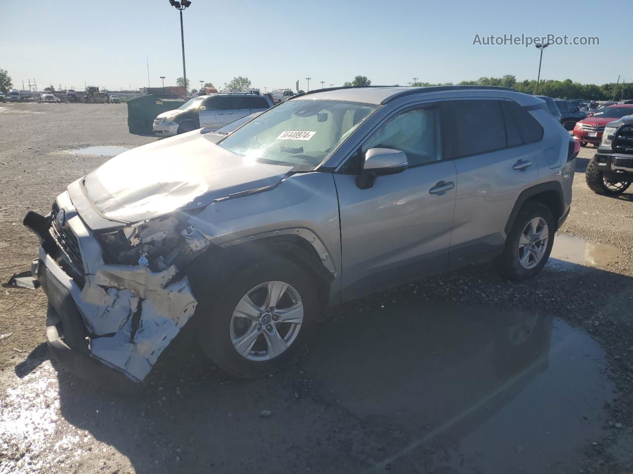 2021 Toyota Rav4 Xle Silver vin: 2T3W1RFV5MW112860