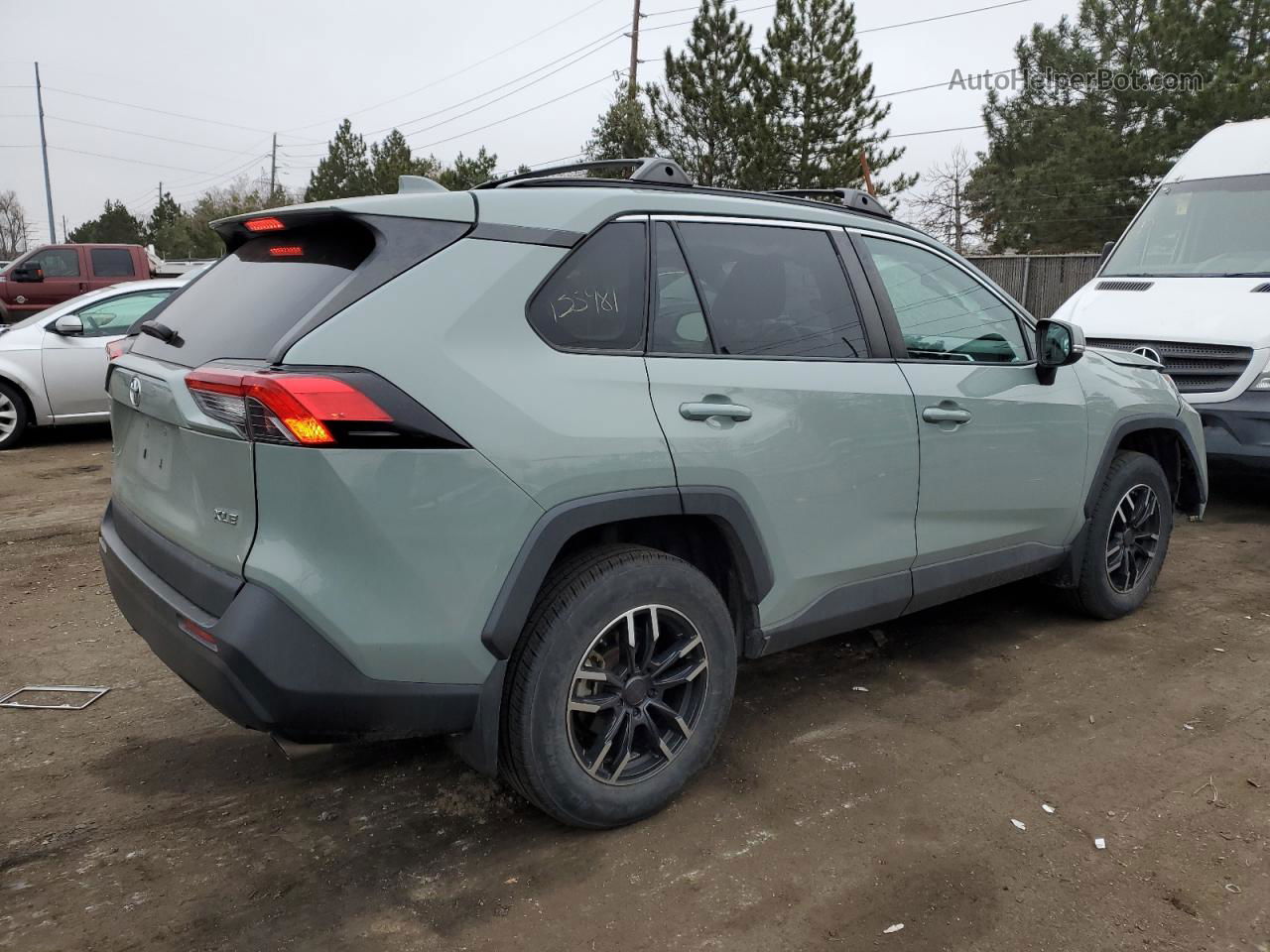 2019 Toyota Rav4 Xle Gray vin: 2T3W1RFV6KW019522