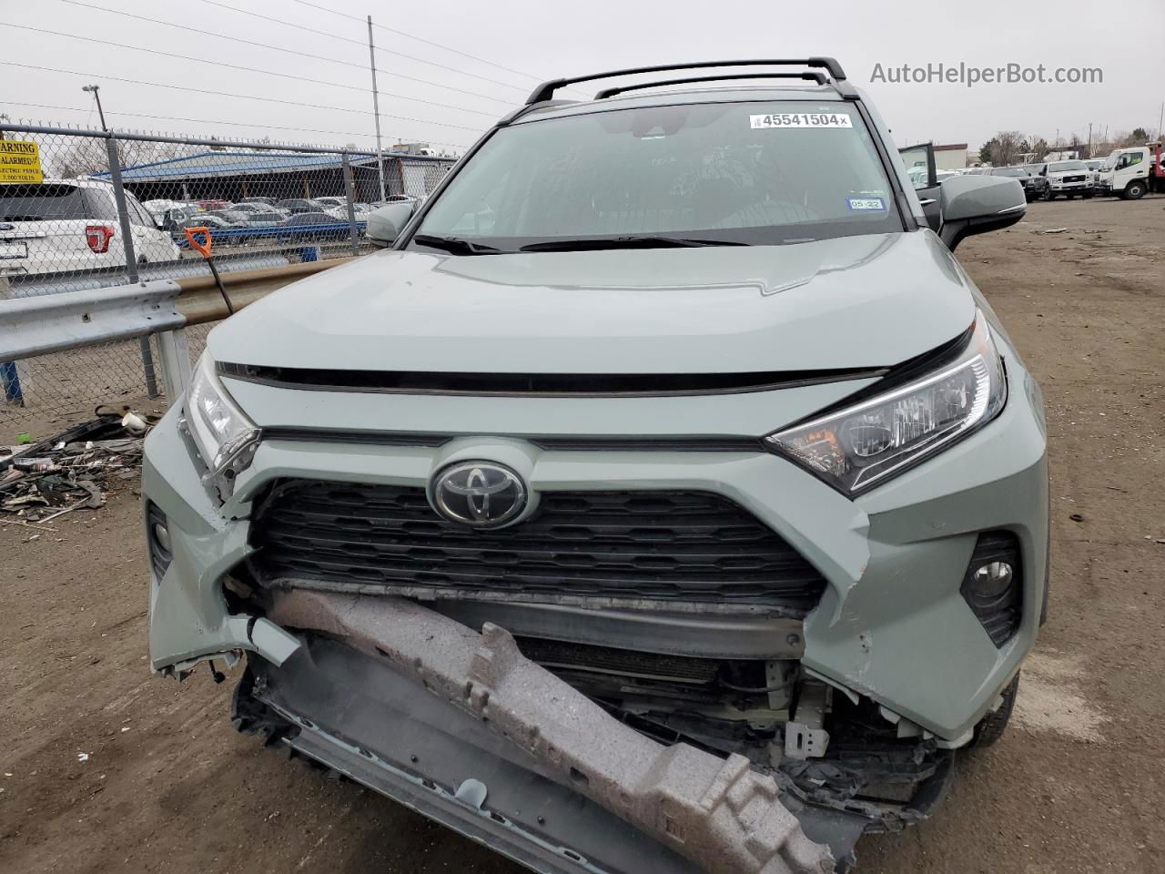 2019 Toyota Rav4 Xle Gray vin: 2T3W1RFV6KW019522