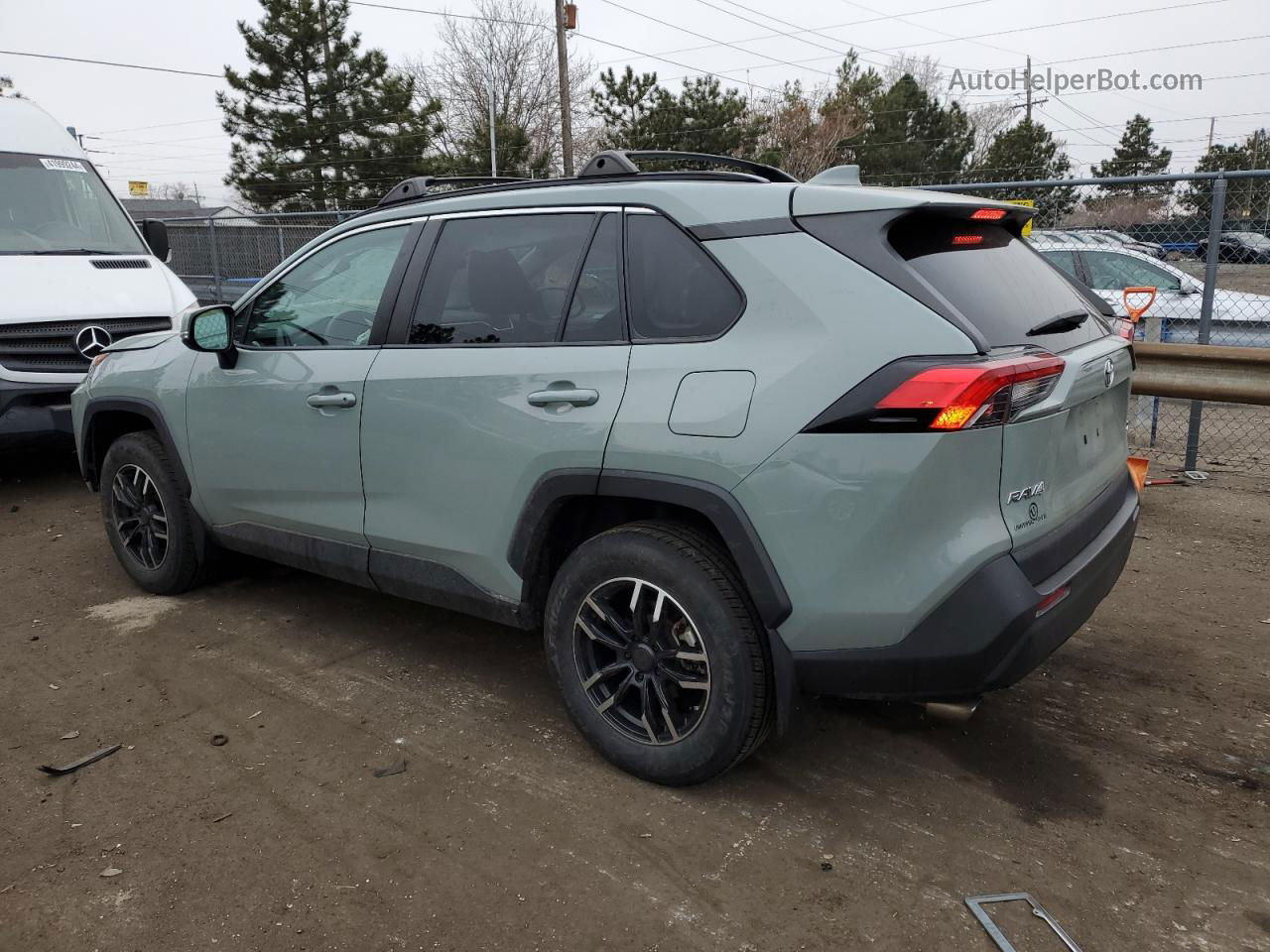 2019 Toyota Rav4 Xle Серый vin: 2T3W1RFV6KW019522