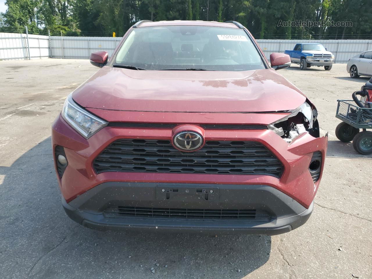 2020 Toyota Rav4 Xle Burgundy vin: 2T3W1RFV6LW099874