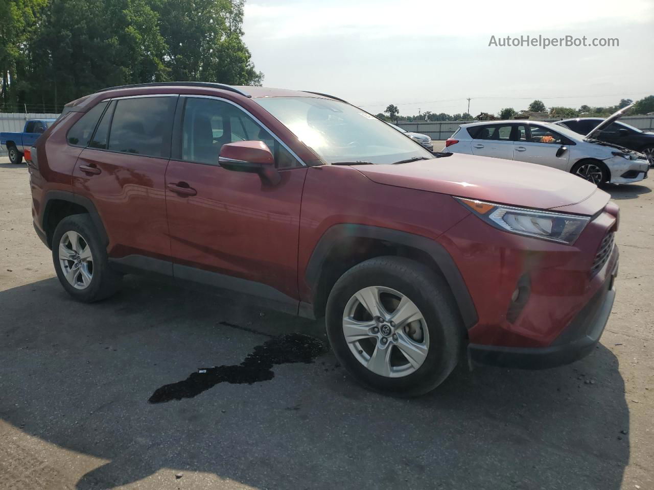 2020 Toyota Rav4 Xle Burgundy vin: 2T3W1RFV6LW099874