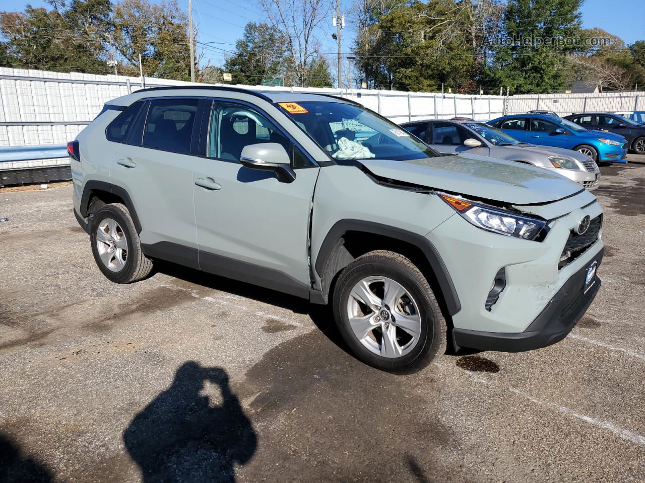 2019 Toyota Rav4 Xle Gray vin: 2T3W1RFV7KW002454