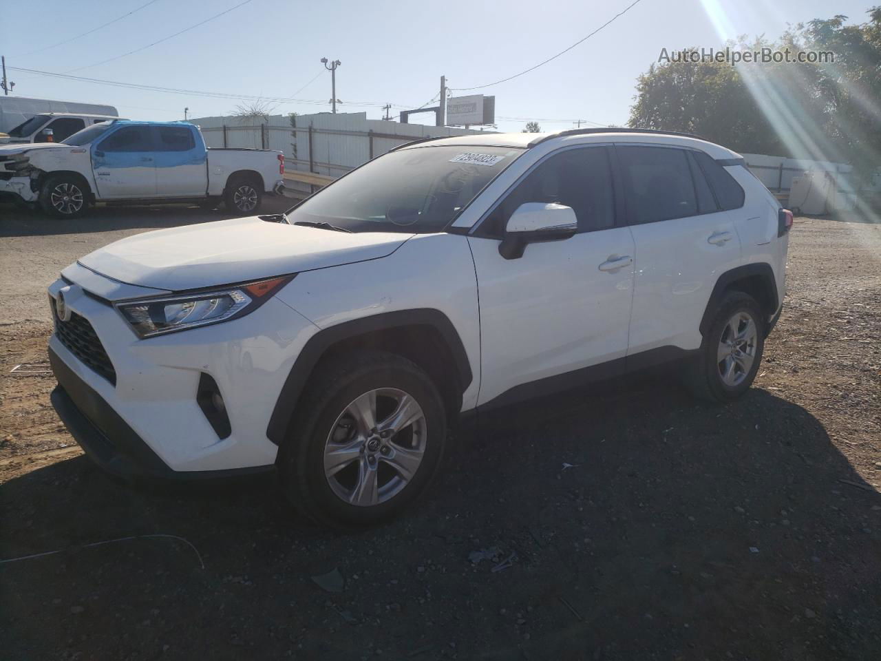 2019 Toyota Rav4 Xle White vin: 2T3W1RFV7KW004351