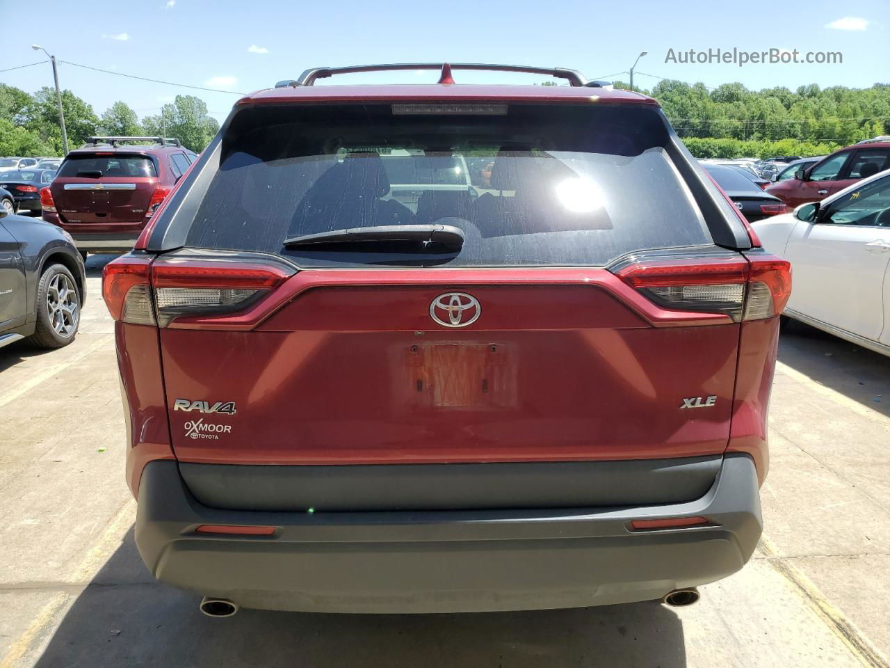 2019 Toyota Rav4 Xle Коричневый vin: 2T3W1RFV7KW044543