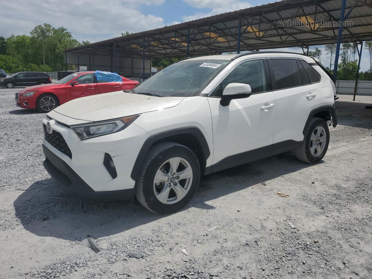 2020 Toyota Rav4 Xle Белый vin: 2T3W1RFV7LC067159