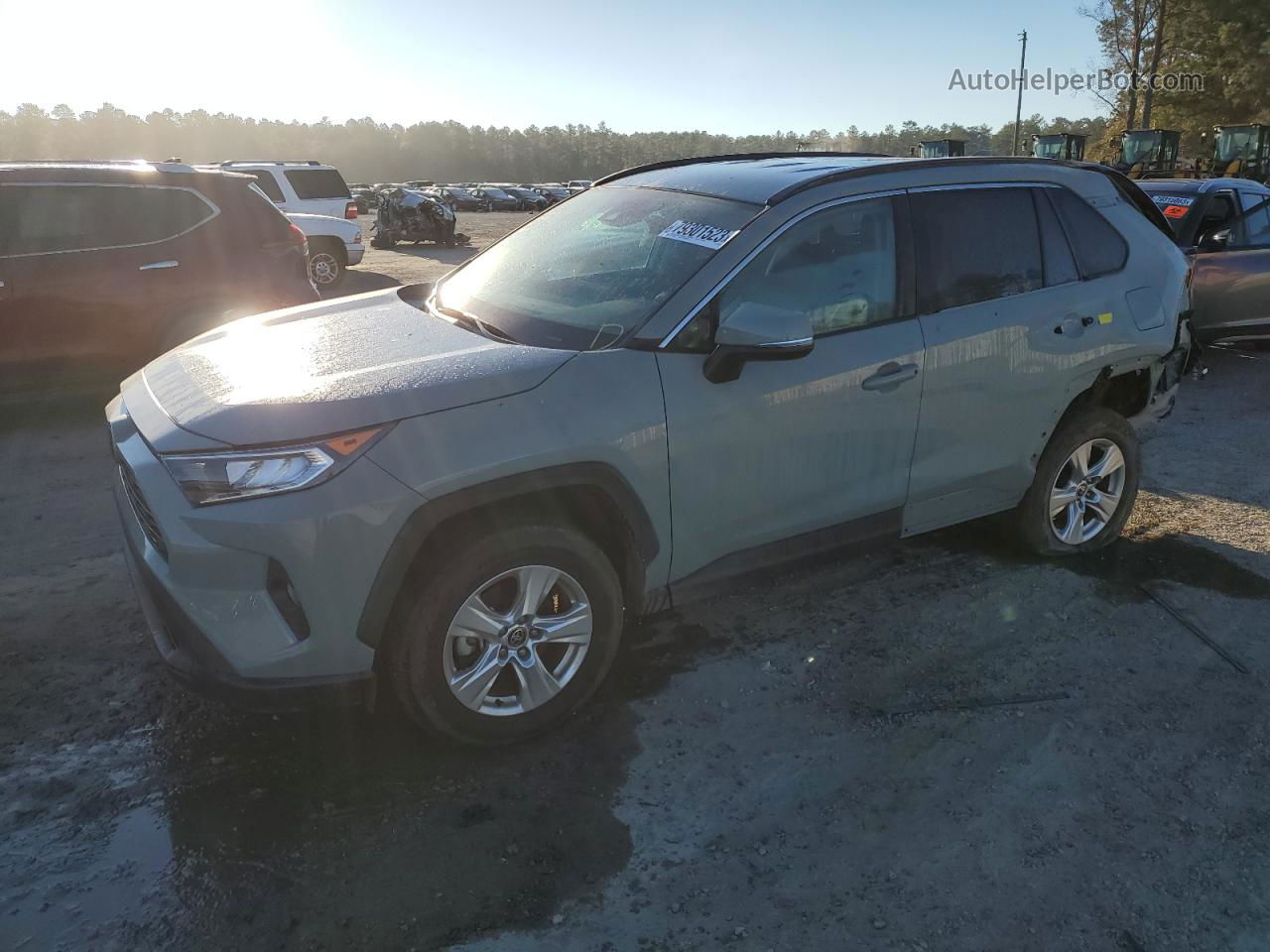 2021 Toyota Rav4 Xle Gray vin: 2T3W1RFV7MW171747