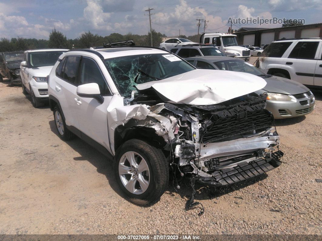 2019 Toyota Rav4 Xle White vin: 2T3W1RFV8KC032192