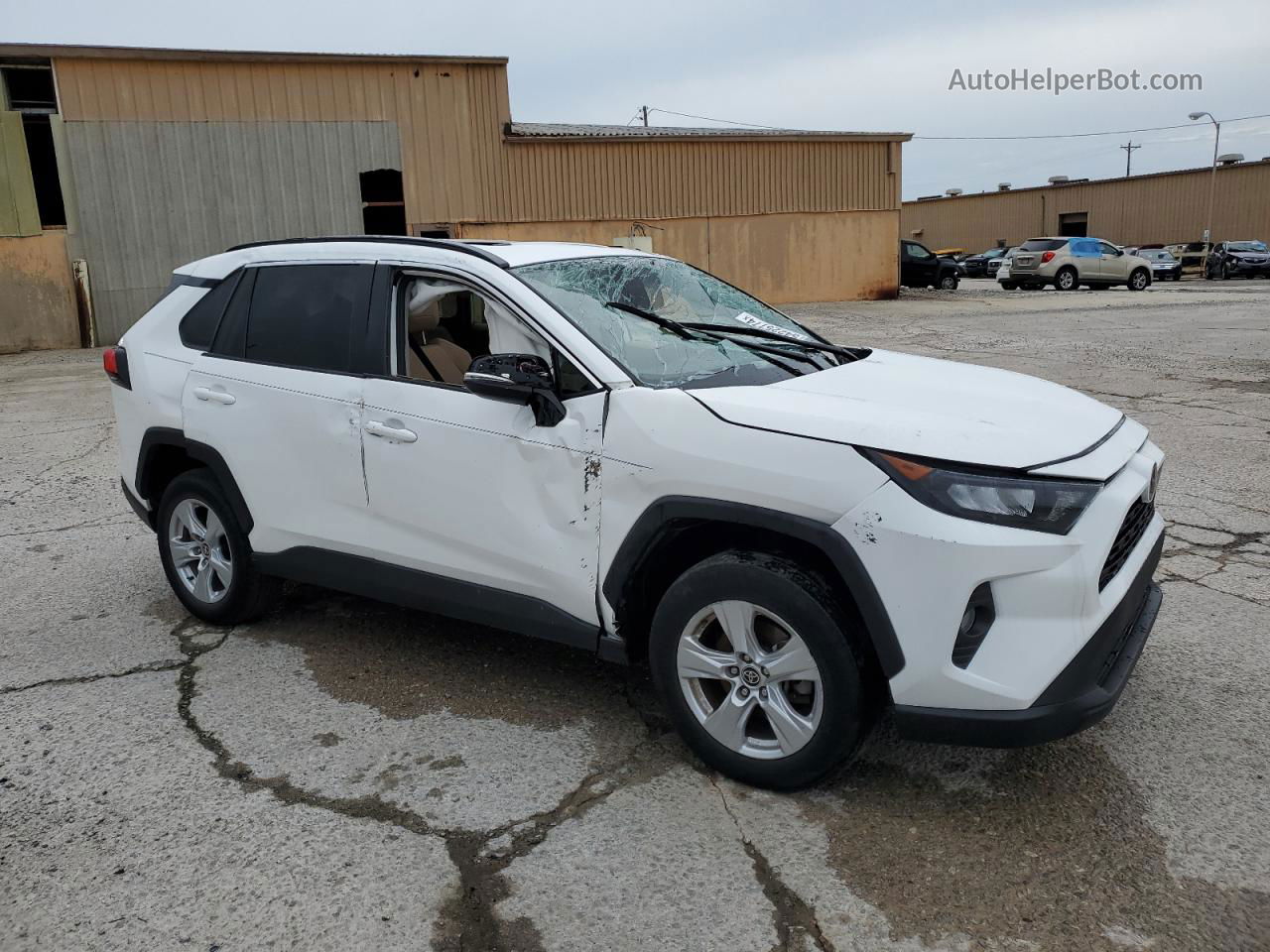 2021 Toyota Rav4 Xle White vin: 2T3W1RFV8MC114720