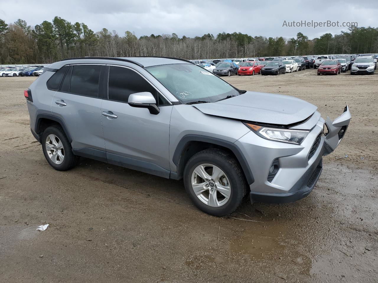 2021 Toyota Rav4 Xle Silver vin: 2T3W1RFV8MW132388