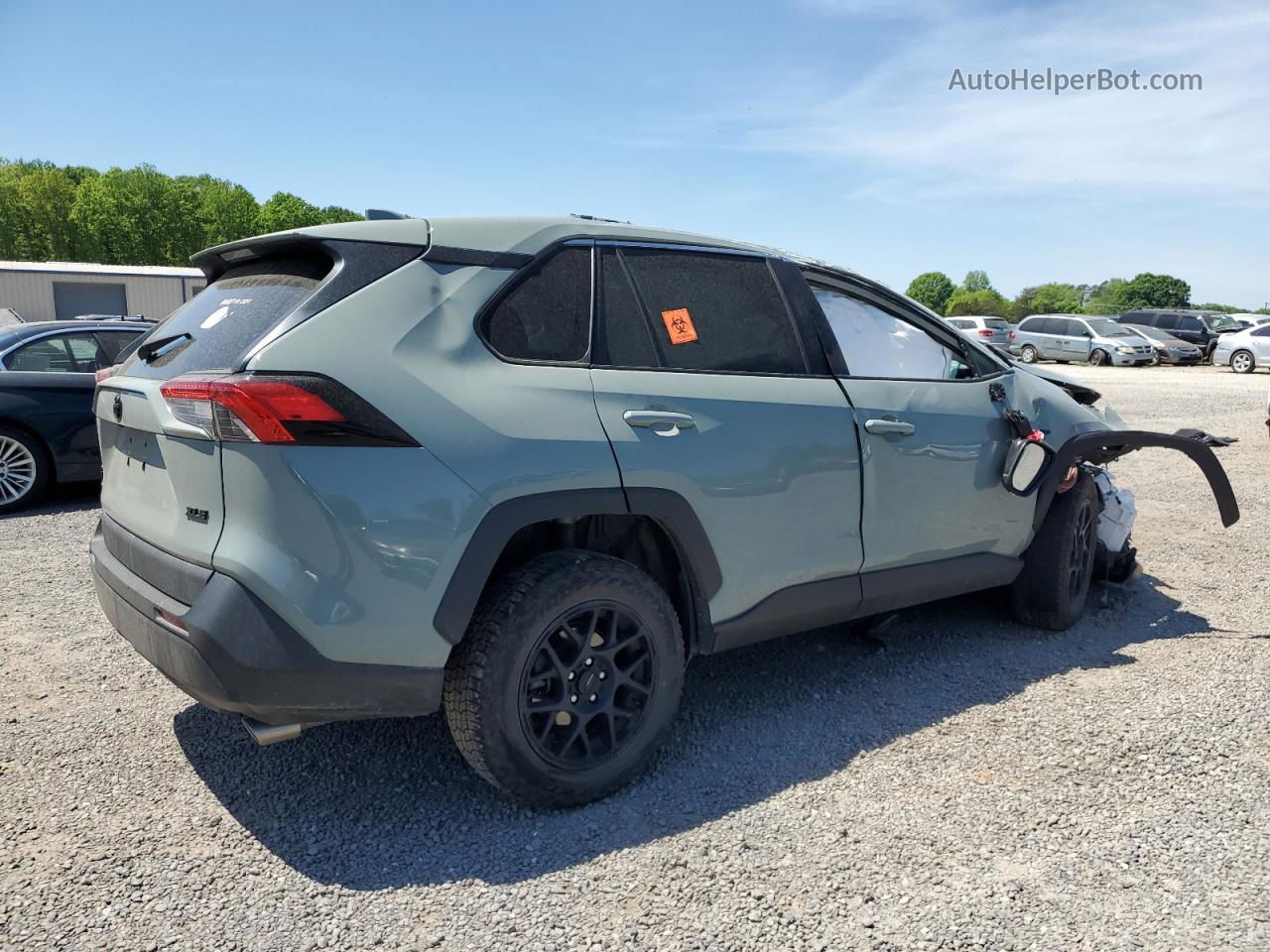 2021 Toyota Rav4 Xle Зеленый vin: 2T3W1RFV8MW174155