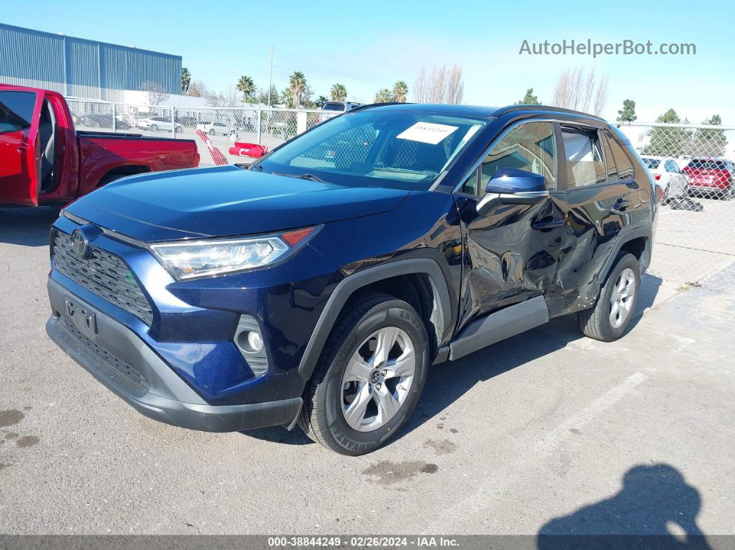 2019 Toyota Rav4 Xle Blue vin: 2T3W1RFV9KC013795