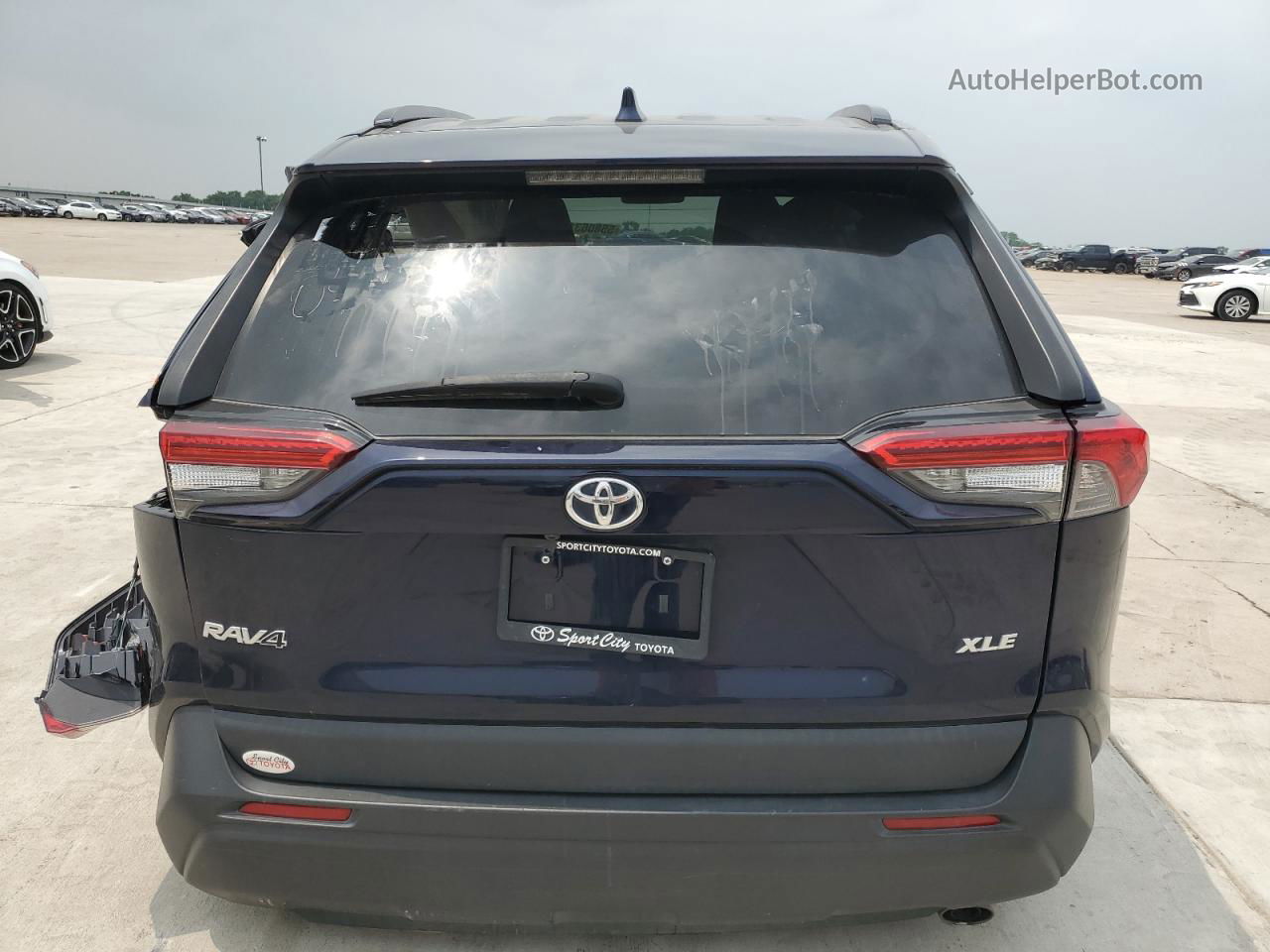 2019 Toyota Rav4 Xle Blue vin: 2T3W1RFV9KW047671