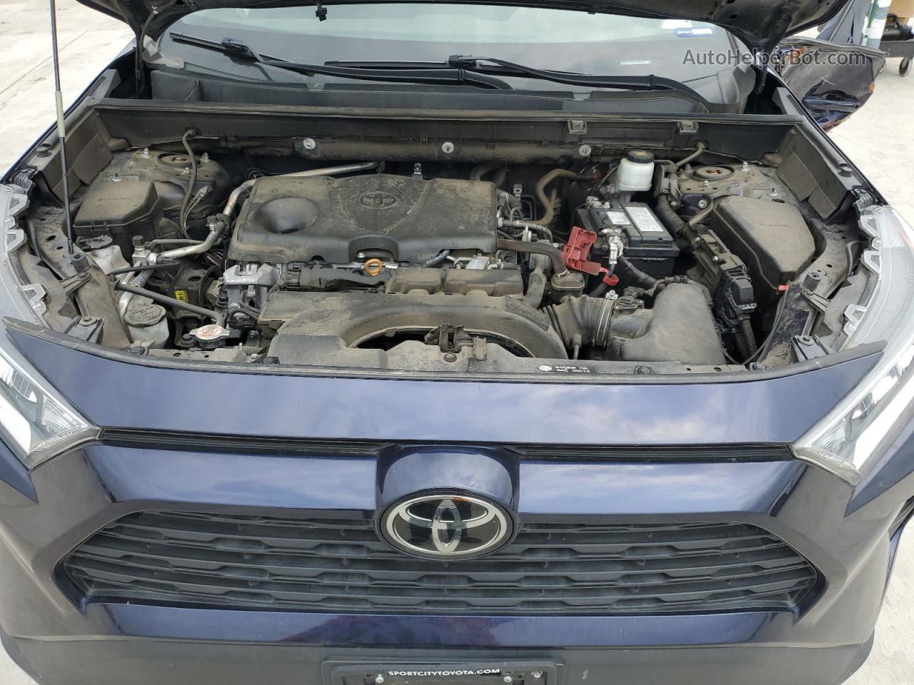 2019 Toyota Rav4 Xle Blue vin: 2T3W1RFV9KW047671