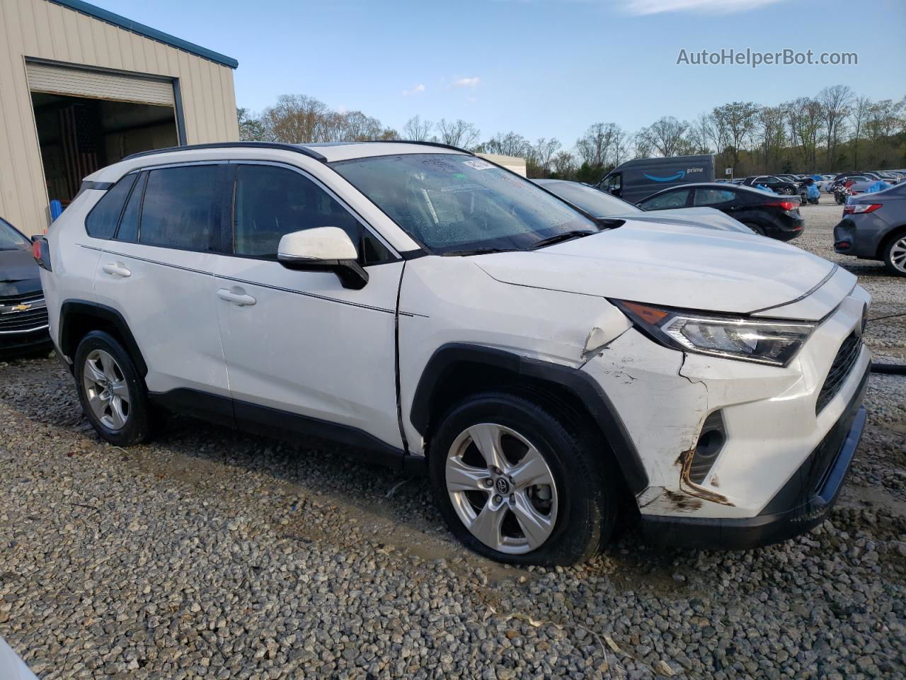 2019 Toyota Rav4 Xle Белый vin: 2T3W1RFVXKC009271