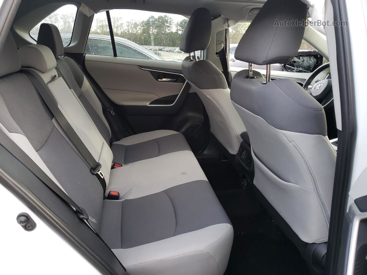 2019 Toyota Rav4 Xle White vin: 2T3W1RFVXKC009271