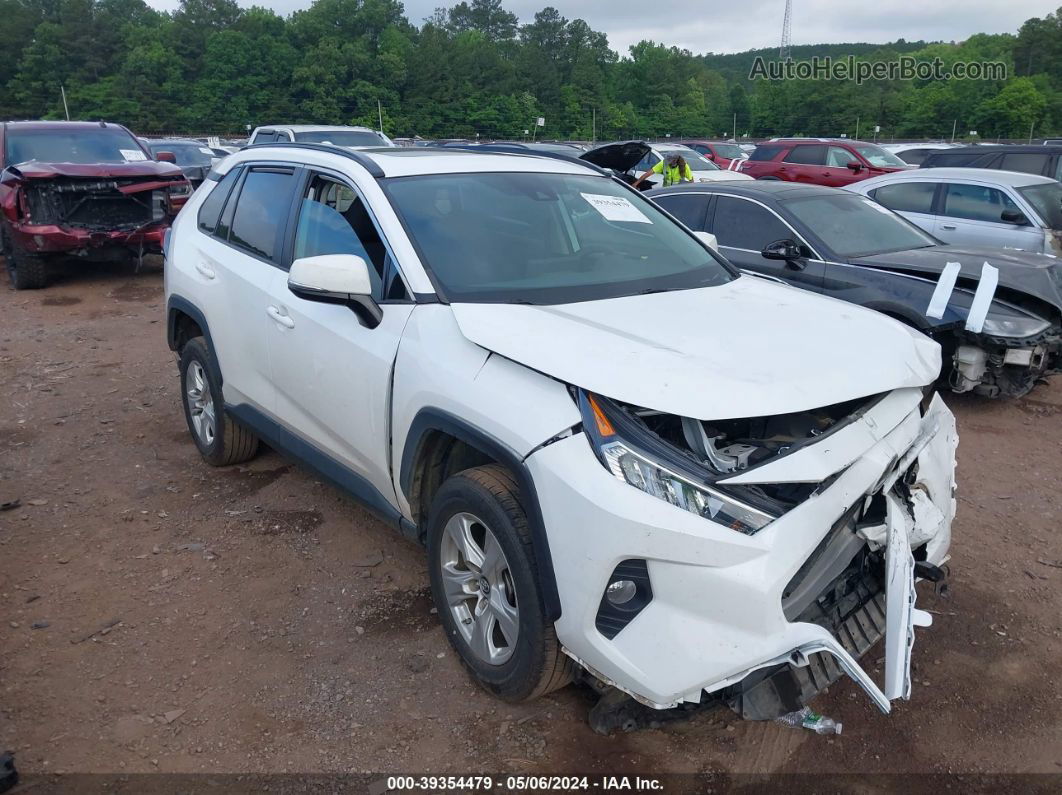 2019 Toyota Rav4 Xle White vin: 2T3W1RFVXKW009804