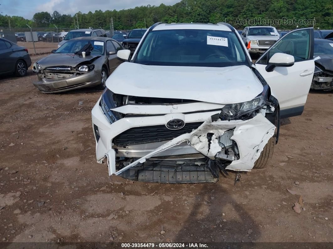 2019 Toyota Rav4 Xle White vin: 2T3W1RFVXKW009804