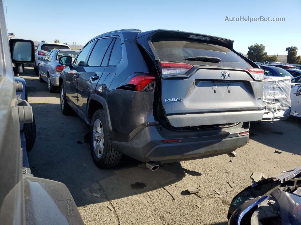 2019 Toyota Rav4 Xle Gray vin: 2T3W1RFVXKW021824