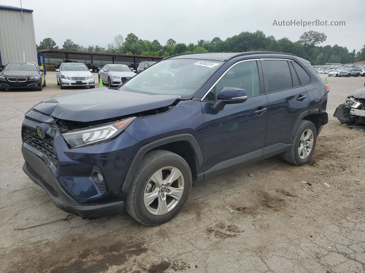 2021 Toyota Rav4 Xle Синий vin: 2T3W1RFVXMW128889