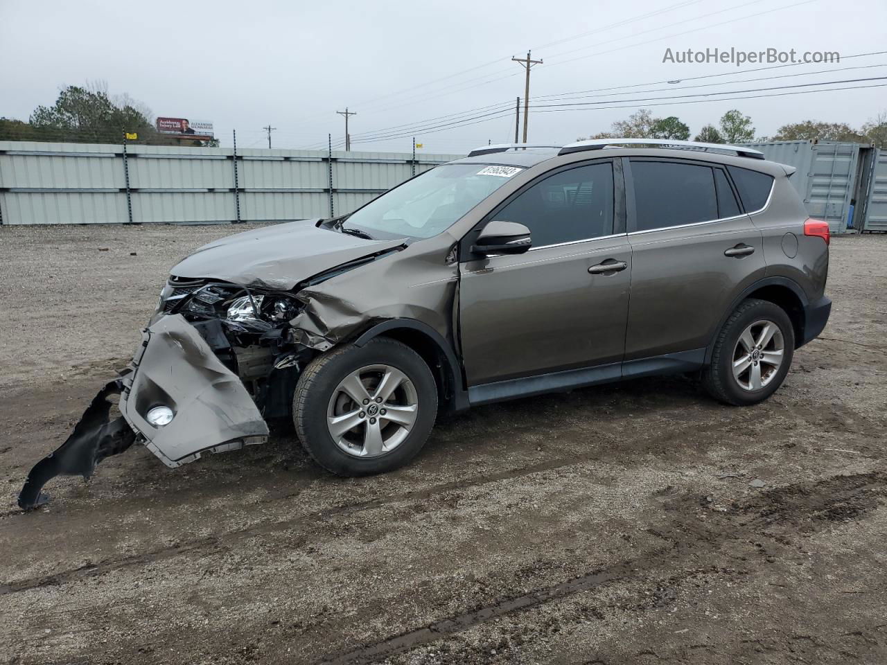 2015 Toyota Rav4 Xle Brown vin: 2T3WFREV0FW186306