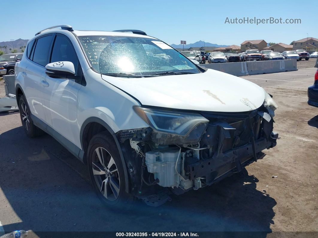 2016 Toyota Rav4 Xle White vin: 2T3WFREV0GW247154