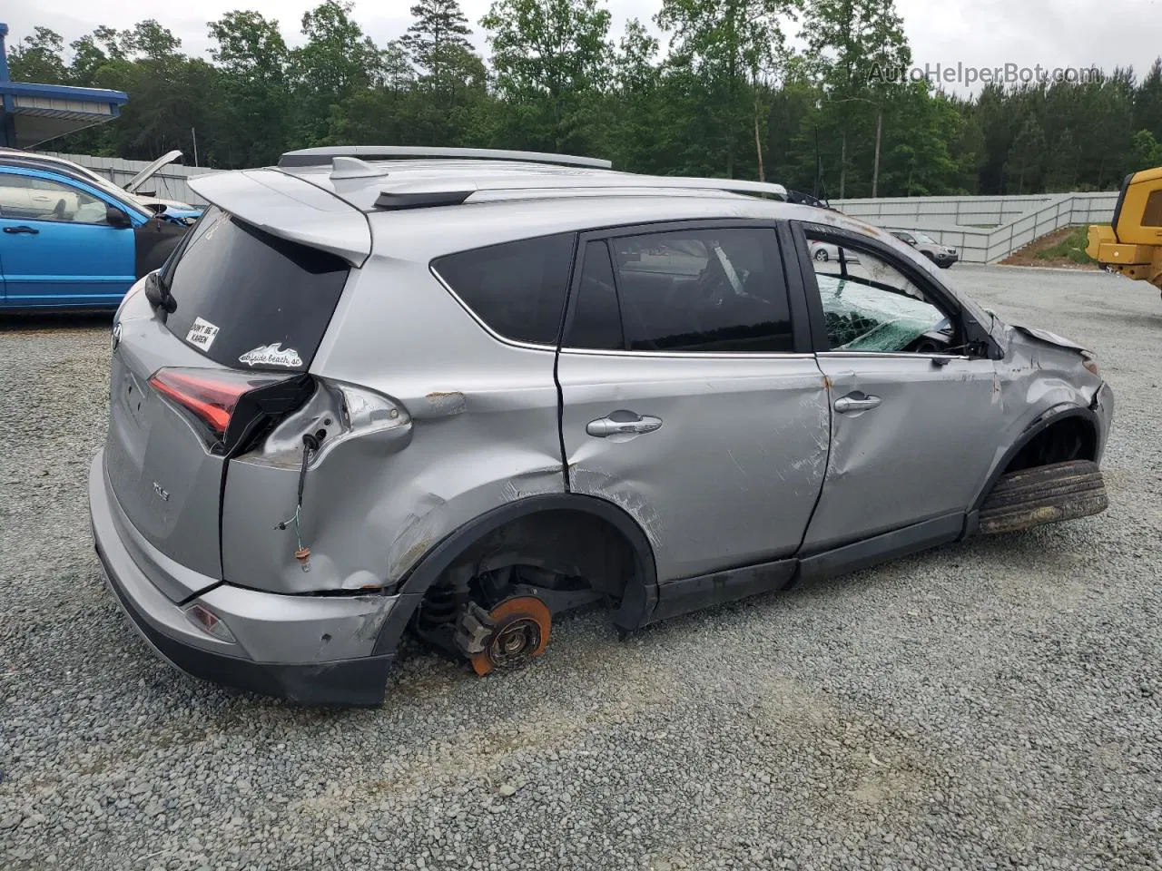 2018 Toyota Rav4 Adventure Silver vin: 2T3WFREV1JW437567